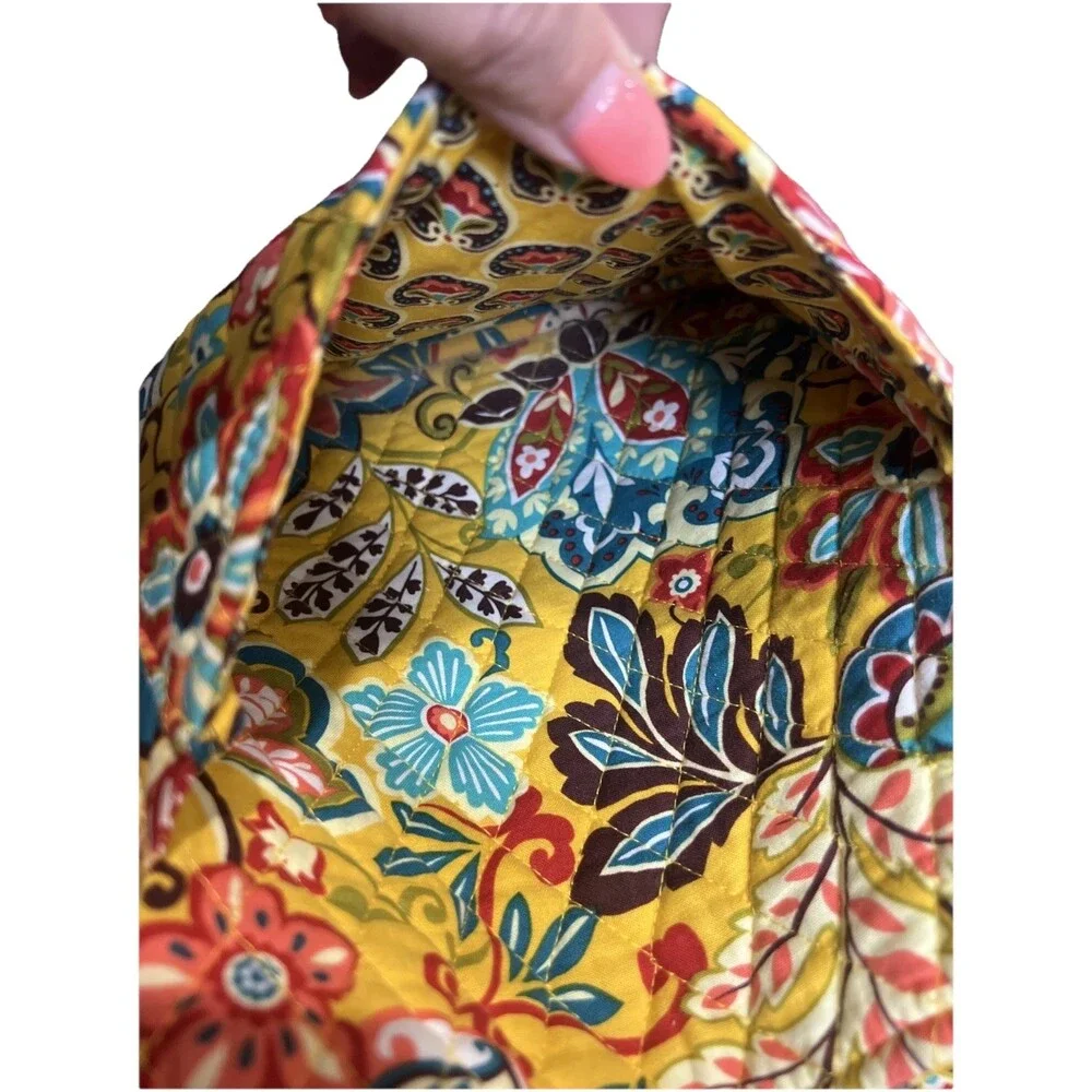 Vera Bradley (2012) Retired Provencal Paisley Pattern Flap Closure Crossbody